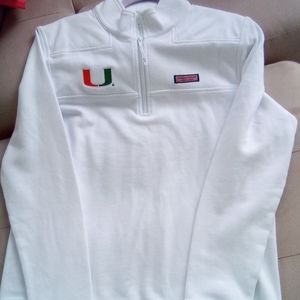 Woman's vineyard university Miami large shirt large